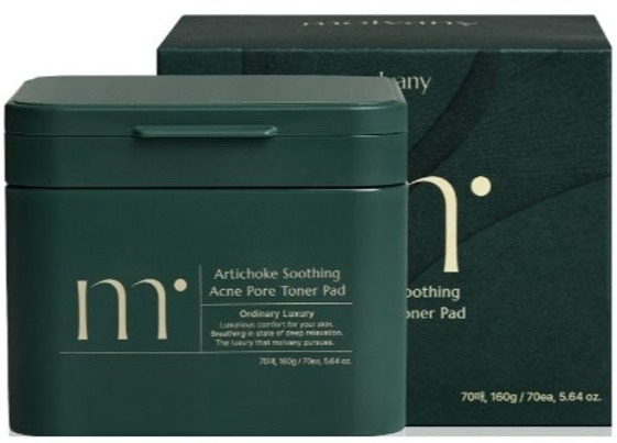 MOLVANY Artichoke Soothing Acne Pore Toner Pad