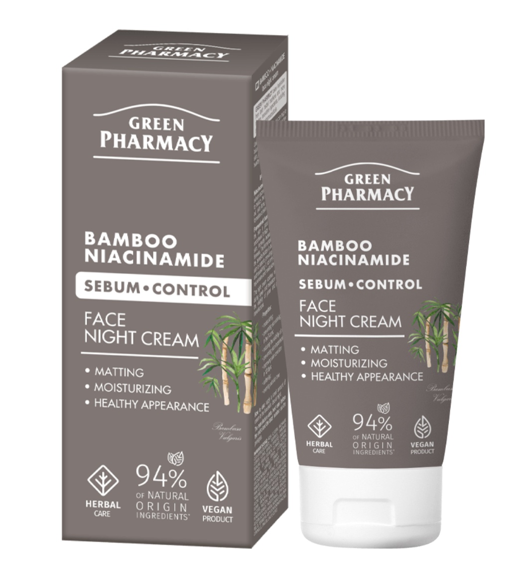 Green Pharmacy Bamboo & Niacinamide Night Face Cream