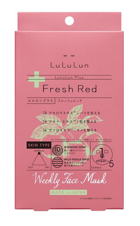 Lululun Plus Mask Fresh Red