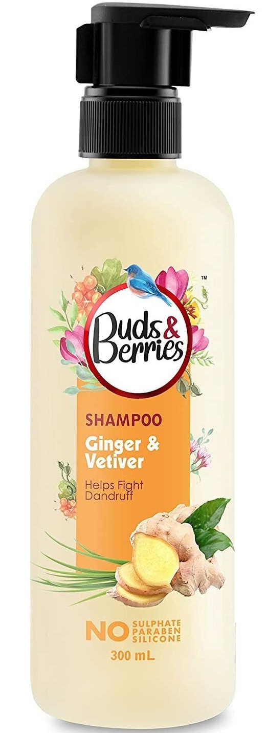 buds & Berries Ginger & Vetiver Anti Dandruff Shampoo