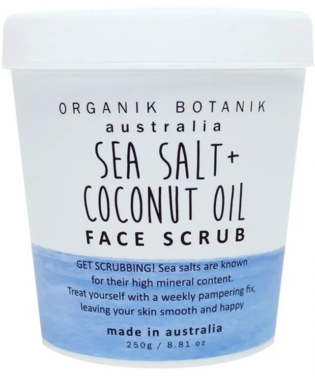 Organik botanik Sea Salt & Coconut Oil Face Scrub