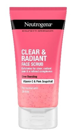 Neutrogena Clear & Radiant Face Scrub Daily Exfoliator With Vitamin C