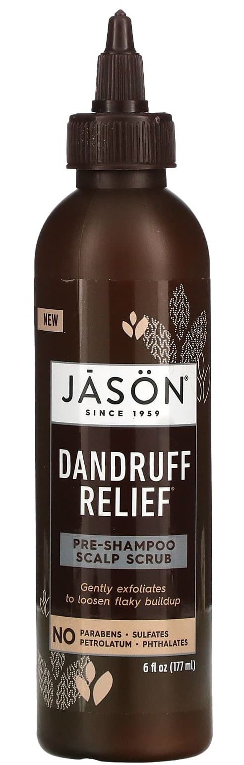 Jason Natural Cosmetics Dandruff Relief, Pre-shampoo Scalp Scrub