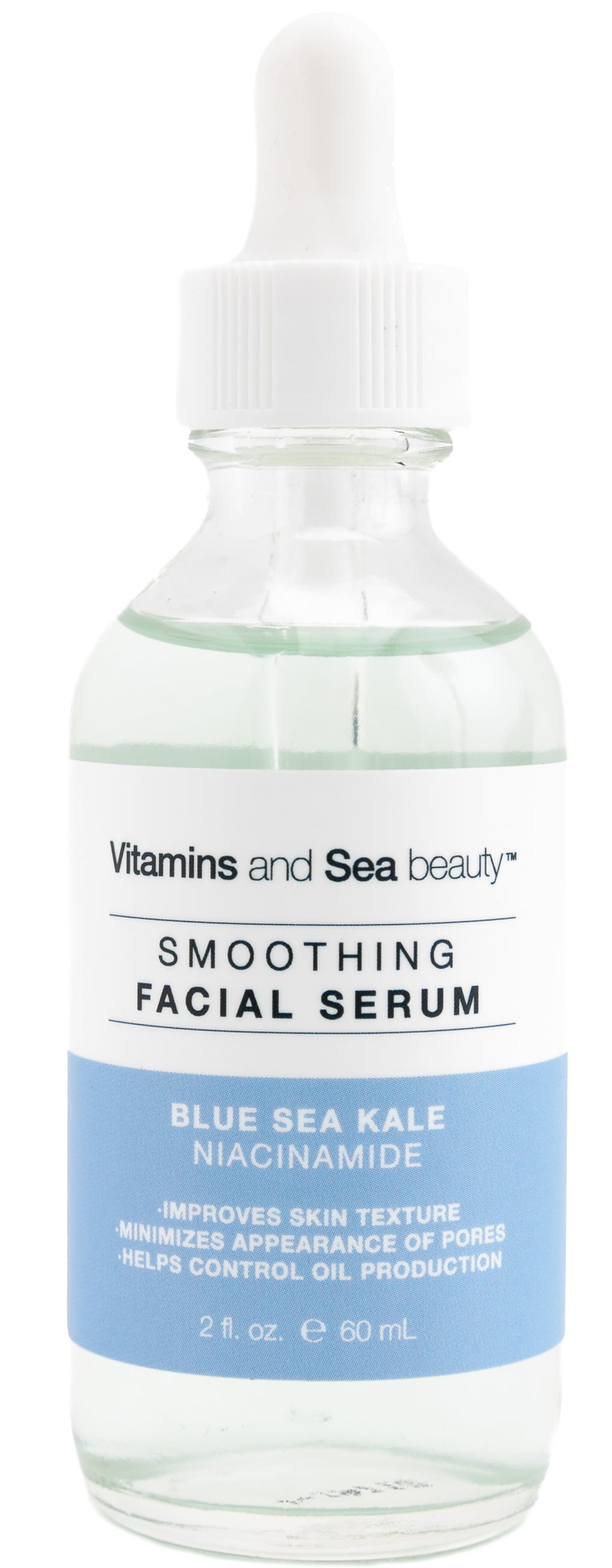 VitaminSea.Beauty Blue Sea Kale & Niacinamide Smoothing Facial Serum