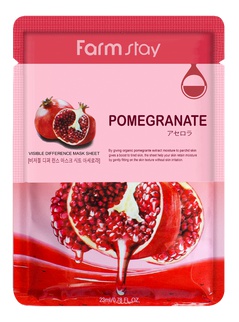 Farm Stay Visible Difference Sheet Mask Pomegranate