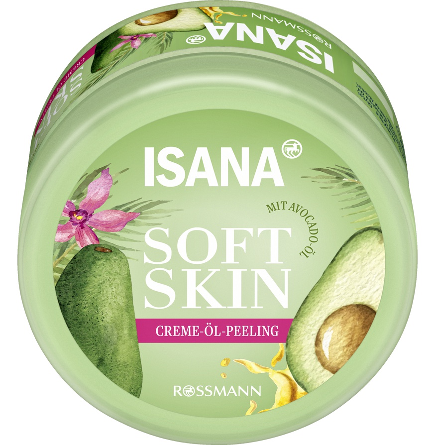 Isana Soft Skin Creme-Öl-Peeling Avocado