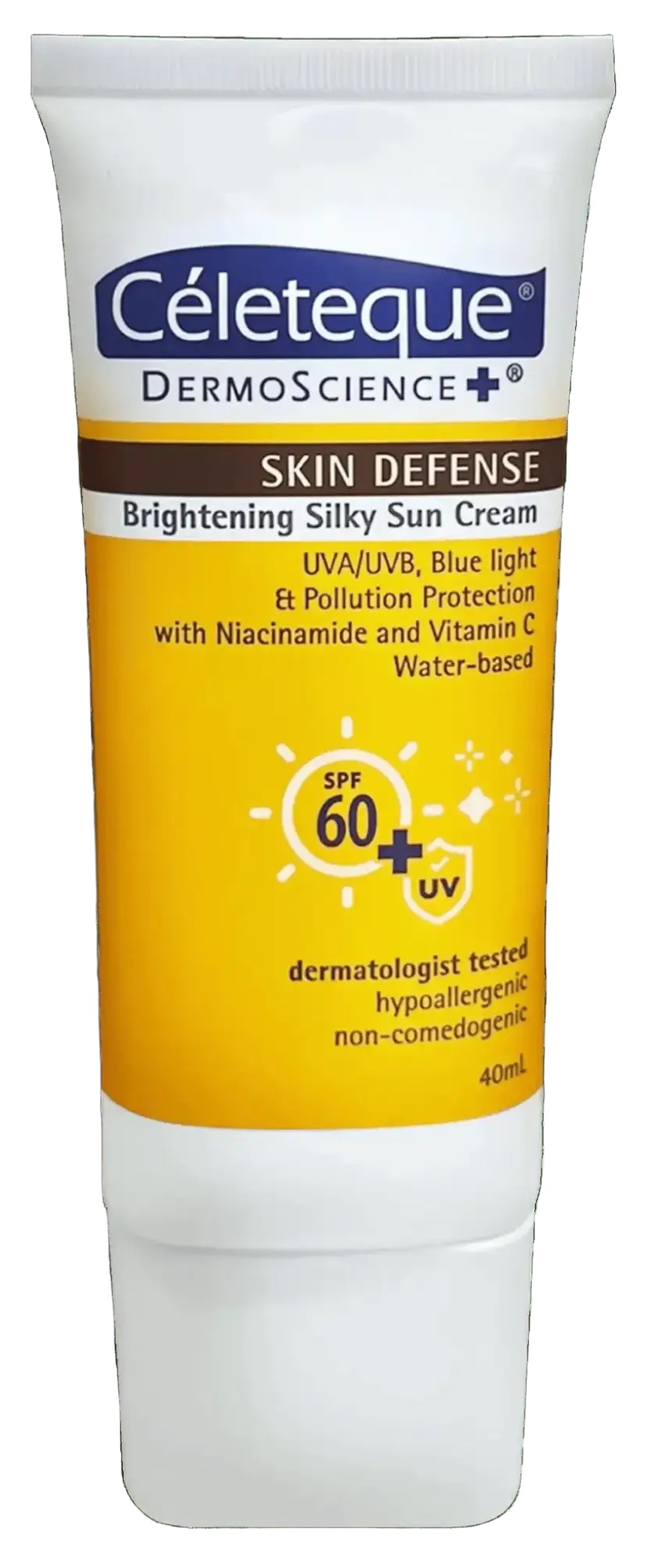 Celeteque Skin Defense Brightening Silky Sun Cream SPF60 PA++++ 40ml
