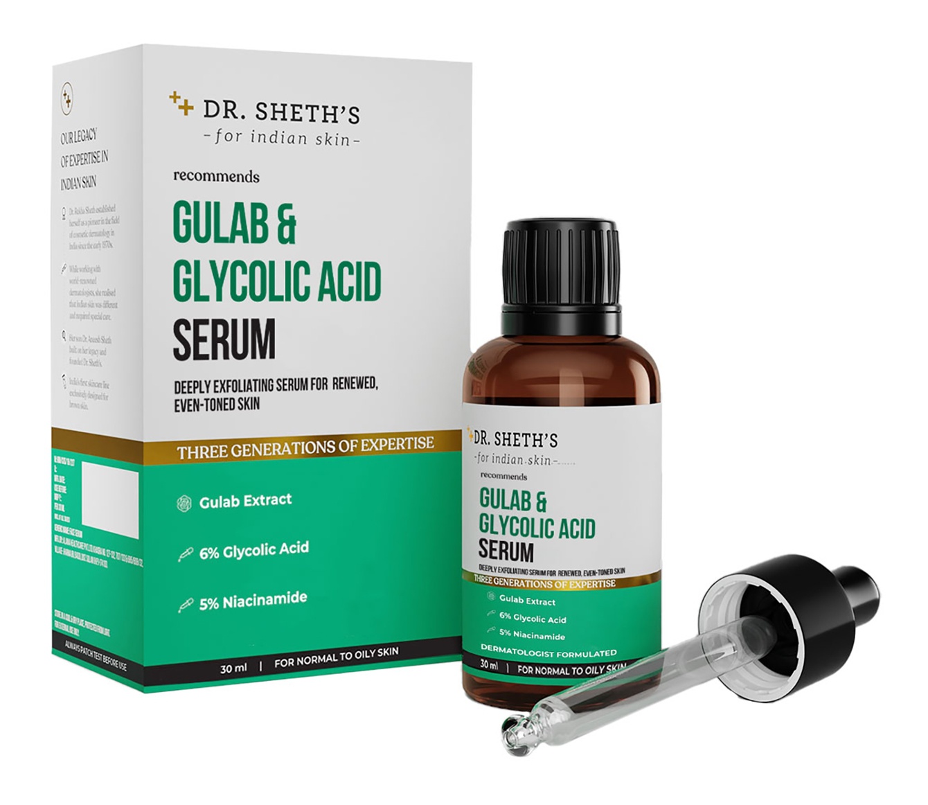 Dr. Sheth's Gulab & Glycolic Acid Serum