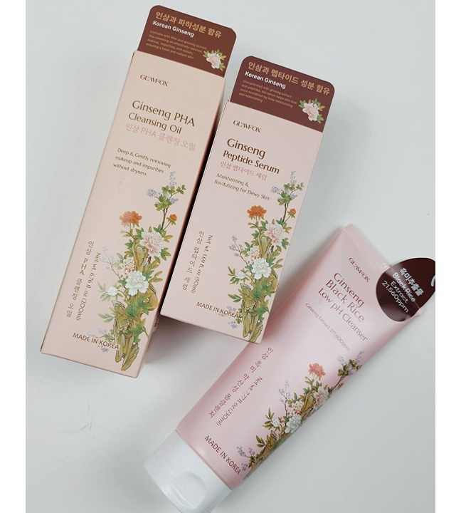 glamfox Ginseng Black Rice Low pH Cleanser