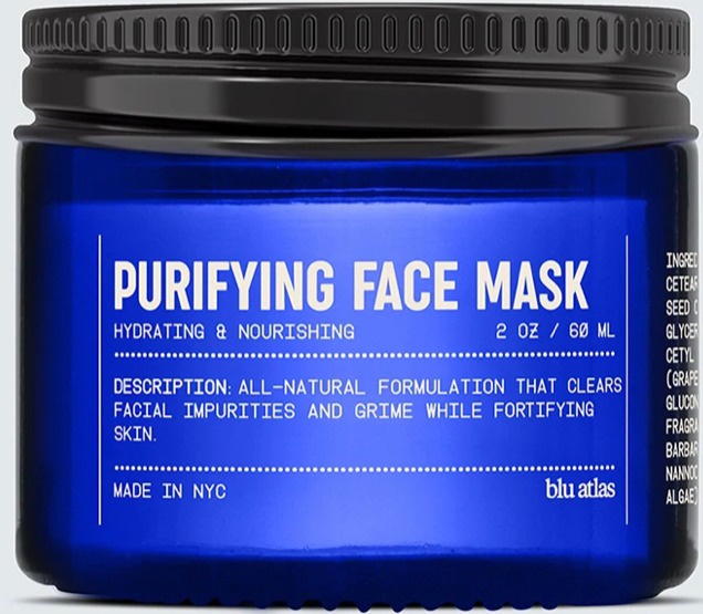 Blu Atlas Face Mask