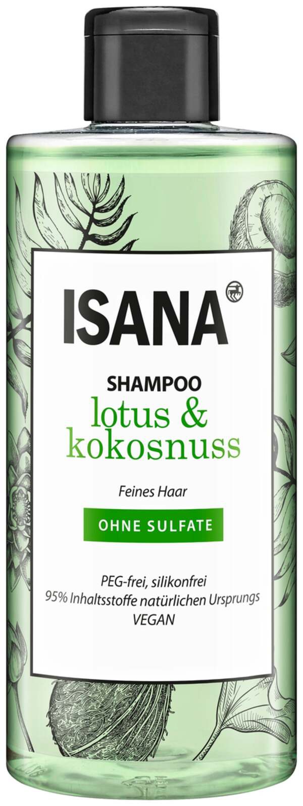 Isana Lotus & Kokosnuss Shampoo