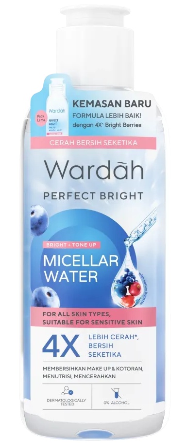 Wardah Perfect Bright Bright+Tone Up Micellar Water