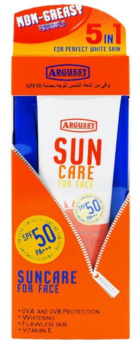 Argussy Sun Care For Face SPF 50 Pa+++