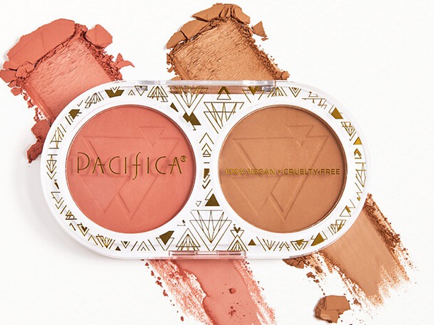 Pacifica Bronzer And Blush Duo In Desert Matte And Sunset Matte