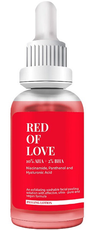 SHE VEC Red Of Love - 10% AHA + 2% BHA Facial Peeling (
