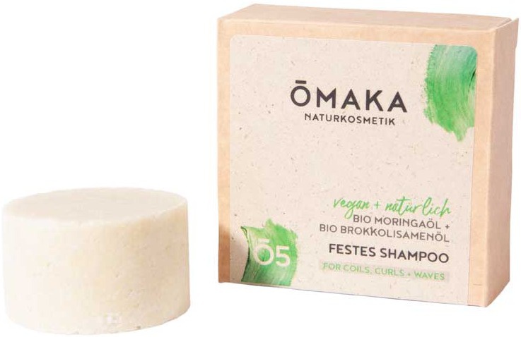 Omaka Festes Shampoo Bio Moringaöl & Bio Brokkolisamenöl