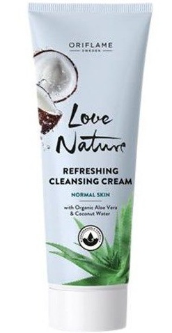 Oriflame Love Nature Refreshing Cleansing Cream With Organic Aloe Vera & Coconut Water
