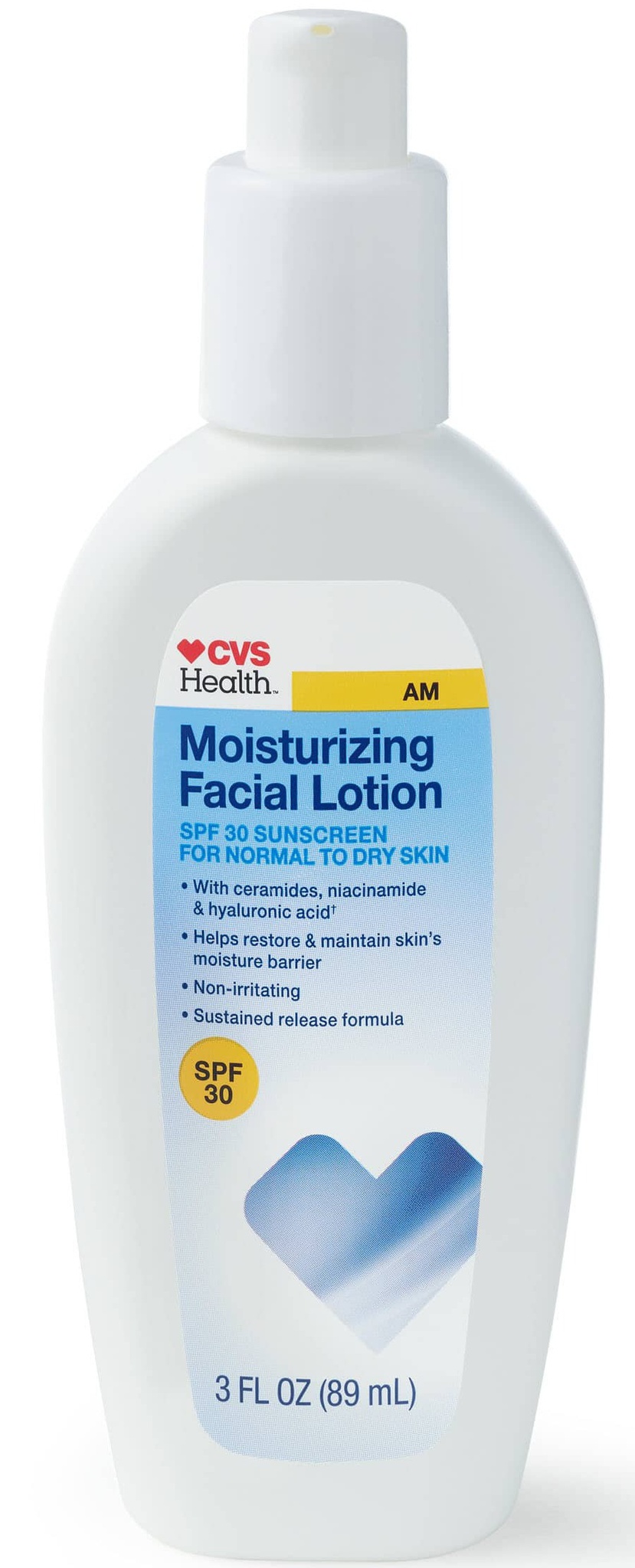 CVS Health Moisturizing Facial Lotion SPF 30 For Normal To Dry Skin