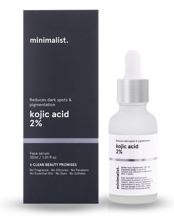 minimalist Kojic acid and alpha arbutin
