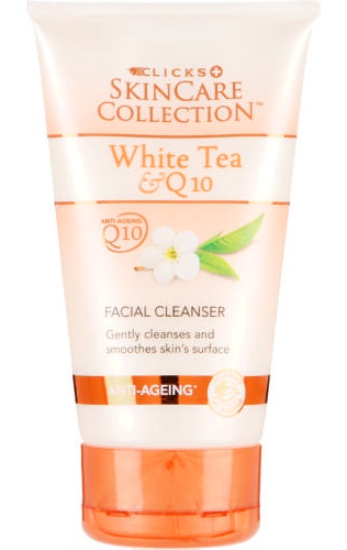 Clicks Skin Care Collection White Tea & Q10 Anti-Ageing Facial Cleanse