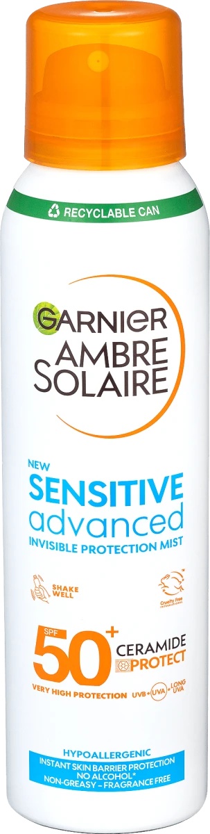 Garnier Ambre Solaire Sensitive Advanced Invisible Protection Mist SPF 50+