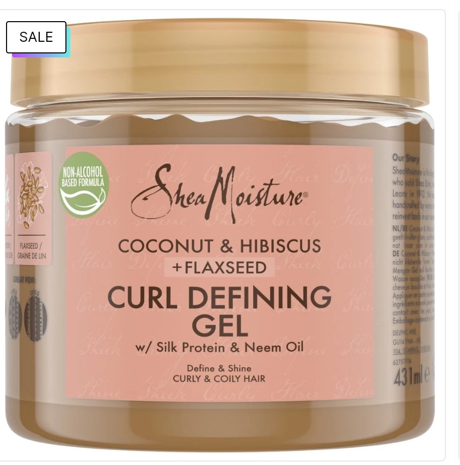 Shea Moisture Coconut & Hibiscus Curl Defining Gel