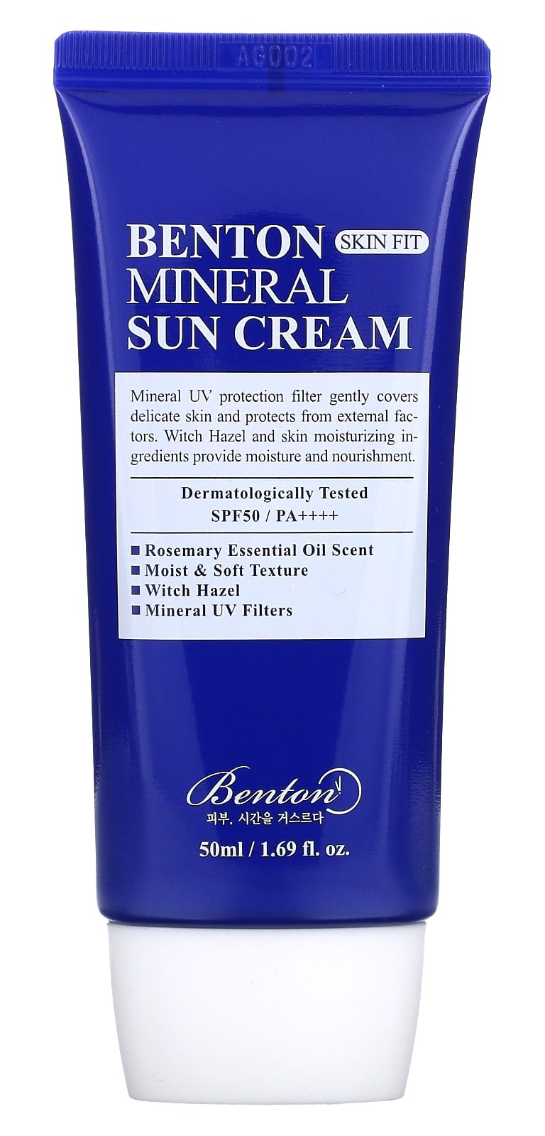 Benton Skin Fit Mineral Sun Cream. SPF 50+/pa++++
