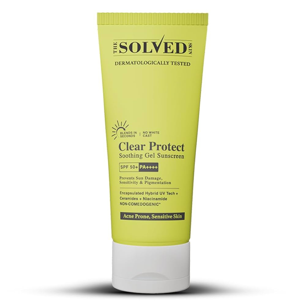 The solved skin Clear Protect Soothing Gel Sunscreen
