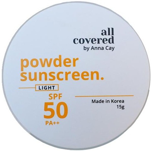 All covered by anna cay Powder Sunscreen
