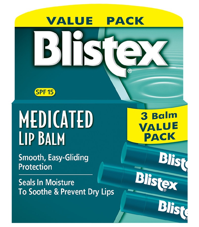 Blistex Medicated Lip Balm Value Pack Original