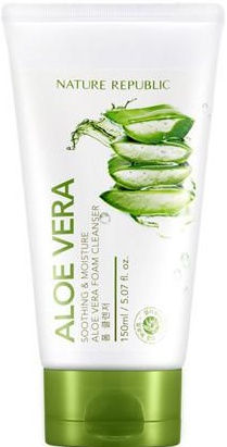 Nature Republic Soothing & Moisture Aloe Vera Foam Cleanser