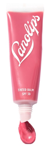 Lanolips Tinted Lip Balm Spf 30 (Colour: Rhubarb)