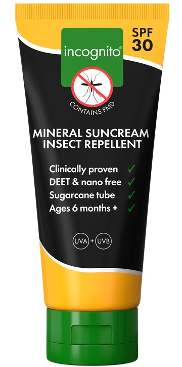 Incognito Mineral Suncream Insect Repellent SPF30
