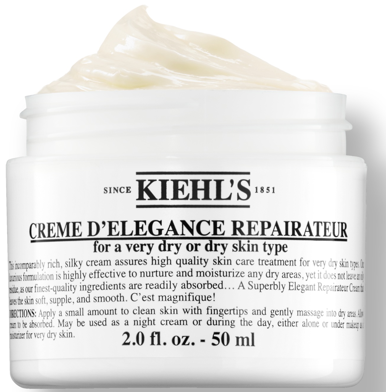 Kiehl’s Creme D'elegance Repairateur – Face Cream For Dry Skin
