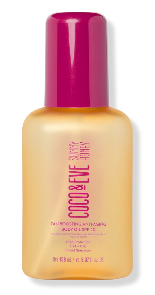 Coco & Eve Tan Boostinng Anti Aging Body Oil SPF 20