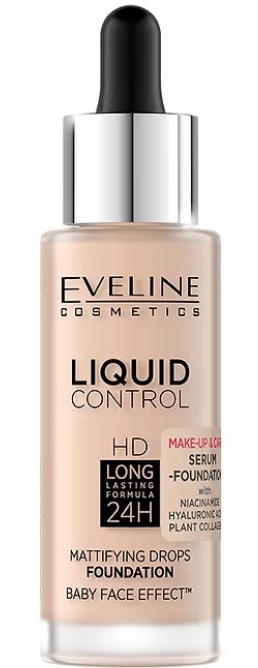 Eveline Liquid Control HD Mattifying Drops Foundation