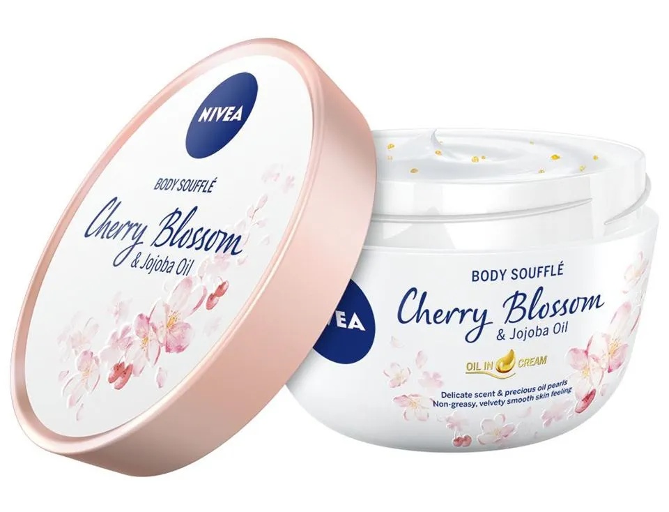 Nivea Cherry Blossom & Jojoba Oil Body Soufflé ingredients (Explained)