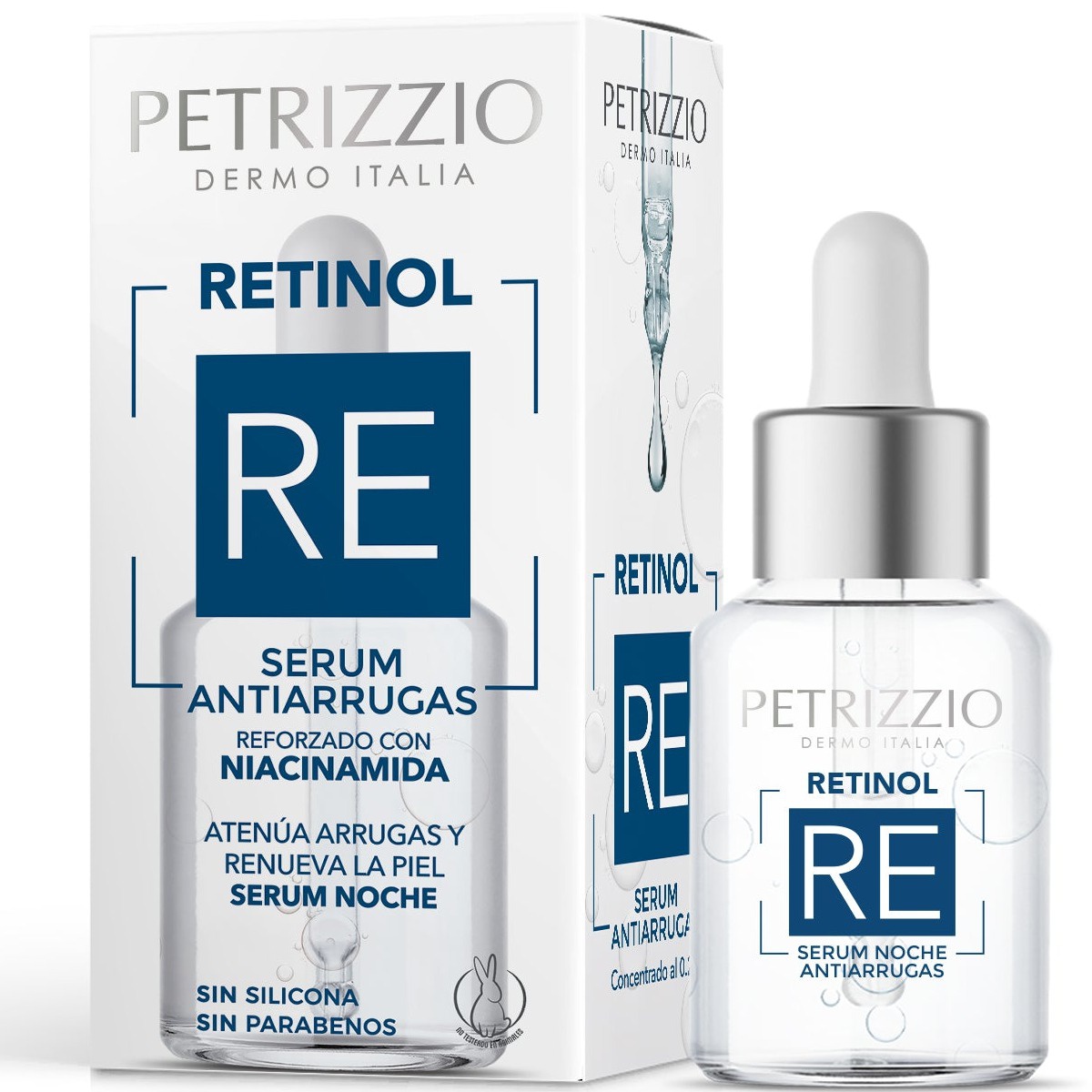 Petrizzio Dermo Italia Retinol Serum Antiarrugas Concentrado Al 0.2%