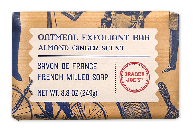 Trader Joe's Almond Ginger Scent Oatmeal Exfoliant Bar