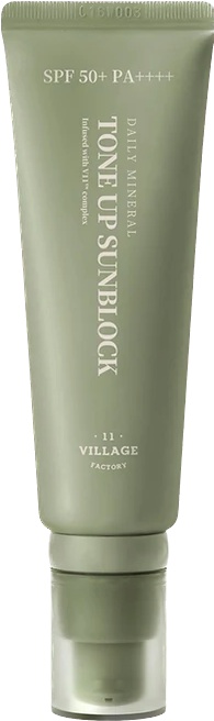 VILLAGE 11 FACTORY Daily Mineral Tone Up Sunblock SPF 50+ PA++++