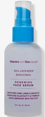 VitaminSea.Beauty Sea Lavender & Bakuchiol Renewing Face Serum
