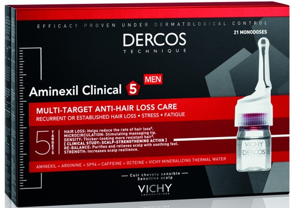 Vichy Dercos Technique Aminexil Clinical 5 - Men