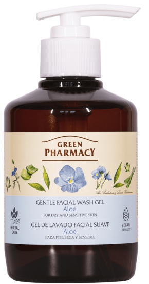 Green Pharmacy Gentle Facial Wash Gel Aloe