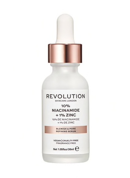 Revolution Blemish And Pore Refining Serum (10% Niacinamide + 1% Zinc)