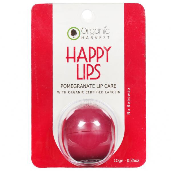 Organic Harvest Happy Lips Pomegranate Lip  Balm