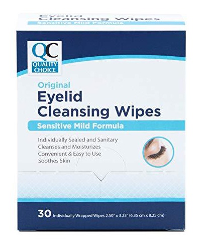 Quality Choice Eyelid Cleansing Wipes