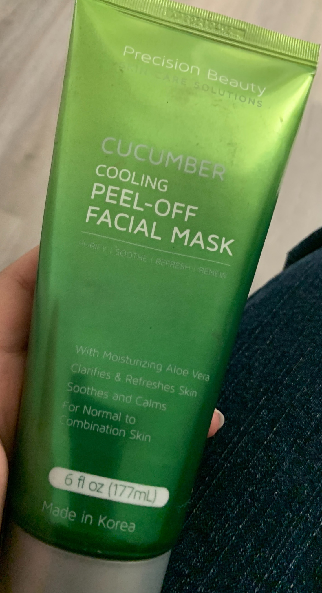 Precision Beauty Cucumber Cooling Peel-off Facial Mask