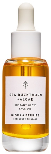 Björk & Berries Sea Buckthorn + Algae Instant Glow Face Oil