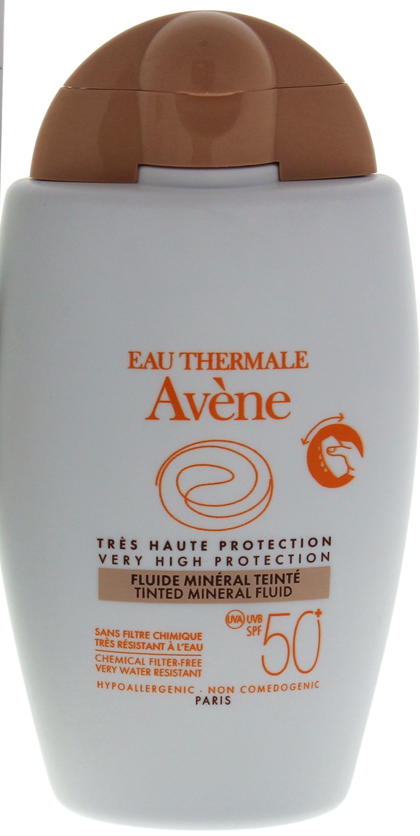 Avene Very High Protection Tinted Mineral Fluid SPF50+ Sun Cream For Intolerant Skin