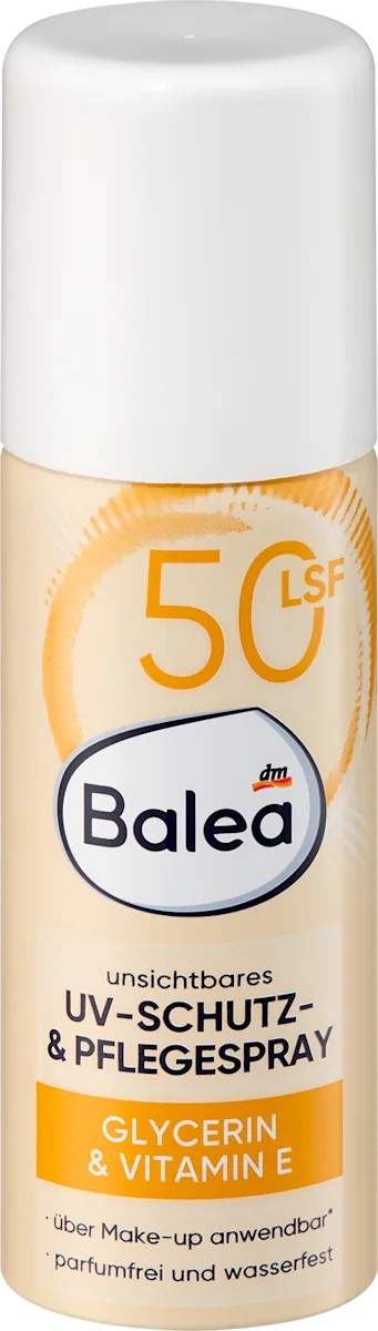 Balea Unsichtbares UV-Schutz & Pflegespray LSF 50